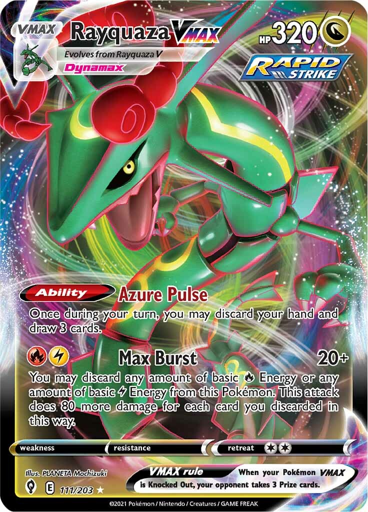 Rayquaza VMAX (111/203) [Sword & Shield: Evolving Skies] | Exor Games Dartmouth