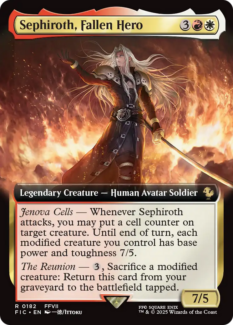 Sephiroth, Fallen Hero (Extended Art) [FINAL FANTASY Commander] | Exor Games Dartmouth