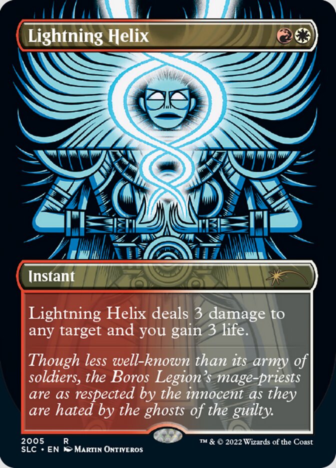 Lightning Helix (Borderless) [Secret Lair Countdown Kit] | Exor Games Dartmouth