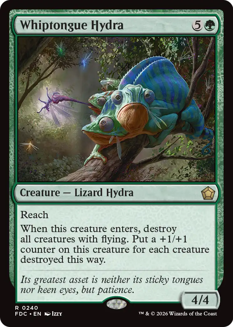 Whiptongue Hydra [Foundations Commander] | Exor Games Dartmouth