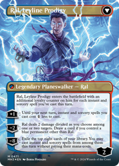 Ral, Monsoon Mage // Ral, Leyline Prodigy (Borderless) (Textured Foil) [Modern Horizons 3] | Exor Games Dartmouth