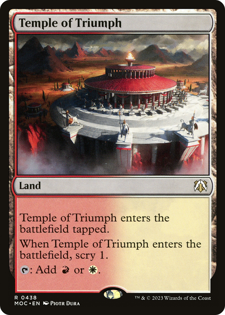 Temple of Triumph [March of the Machine Commander] | Exor Games Dartmouth