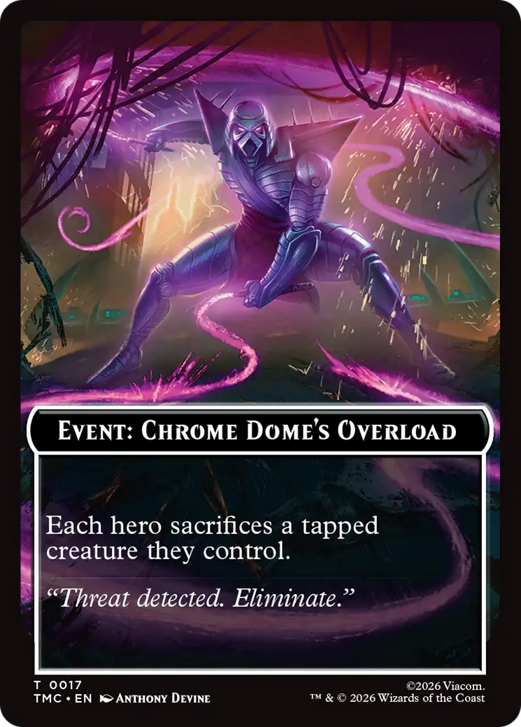 Event: Chrome Dome's Overload [Teenage Mutant Ninja Turtles Commander Tokens] | Exor Games Dartmouth