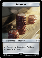 Robot // Treasure (0018) Double-Sided Token [Fallout Tokens] | Exor Games Dartmouth