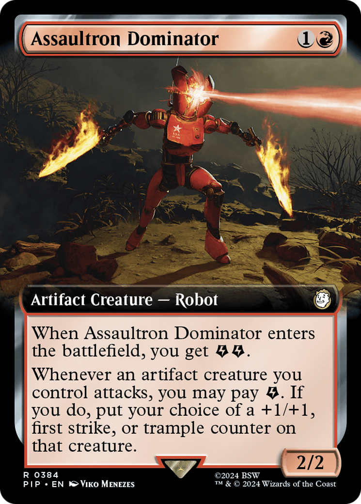 Assaultron Dominator (Extended Art) [Fallout] | Exor Games Dartmouth