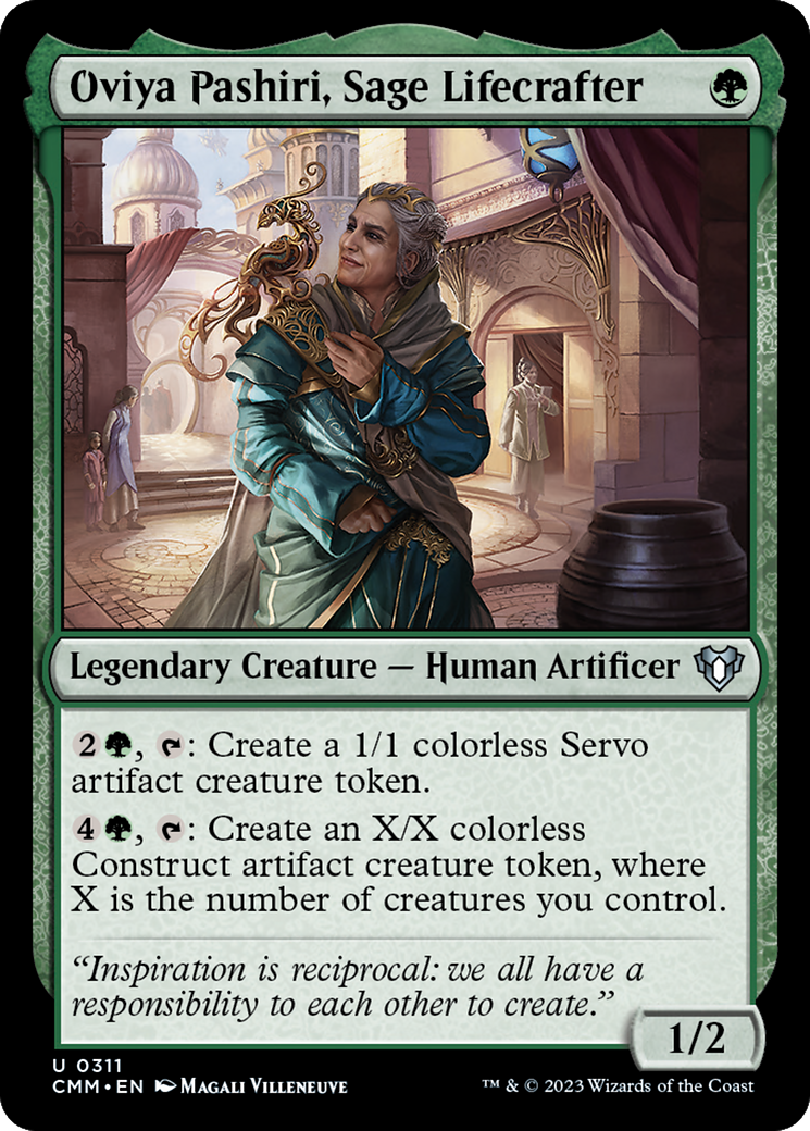 Oviya Pashiri, Sage Lifecrafter [Commander Masters] | Exor Games Dartmouth