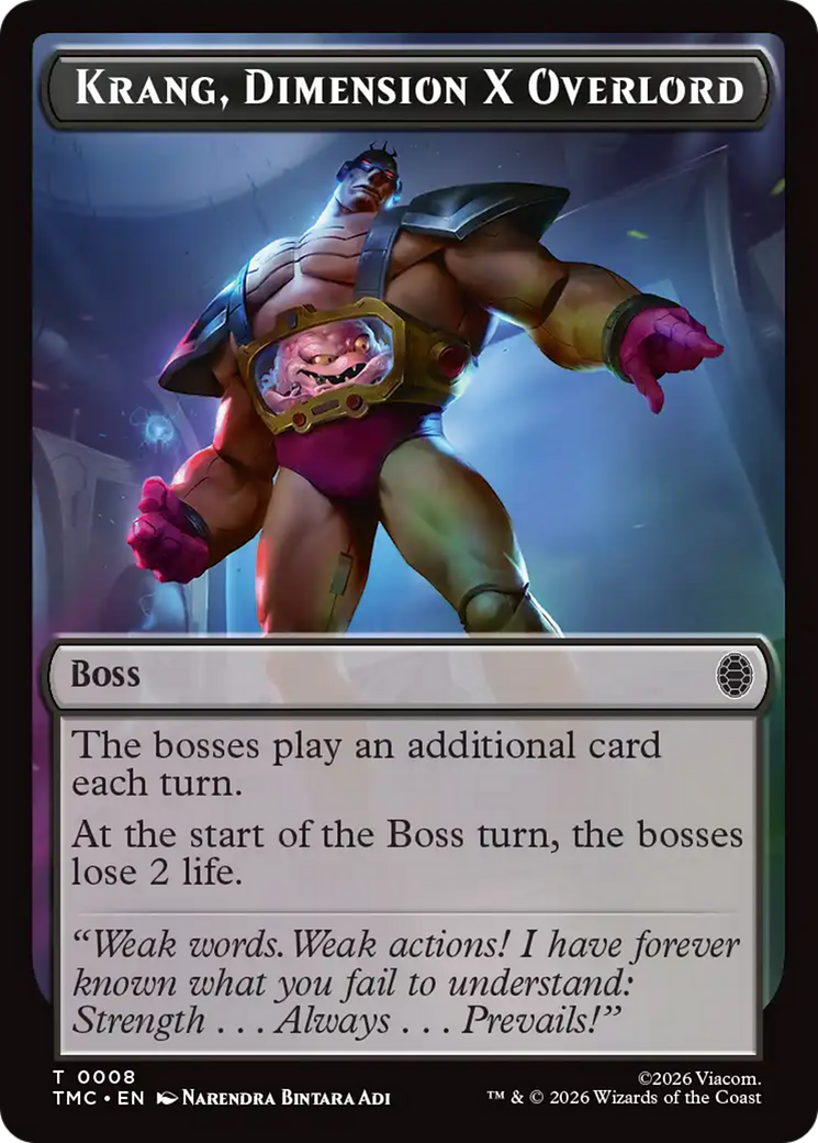 Krang, Dimension X Overlord [Teenage Mutant Ninja Turtles Commander Tokens] | Exor Games Dartmouth