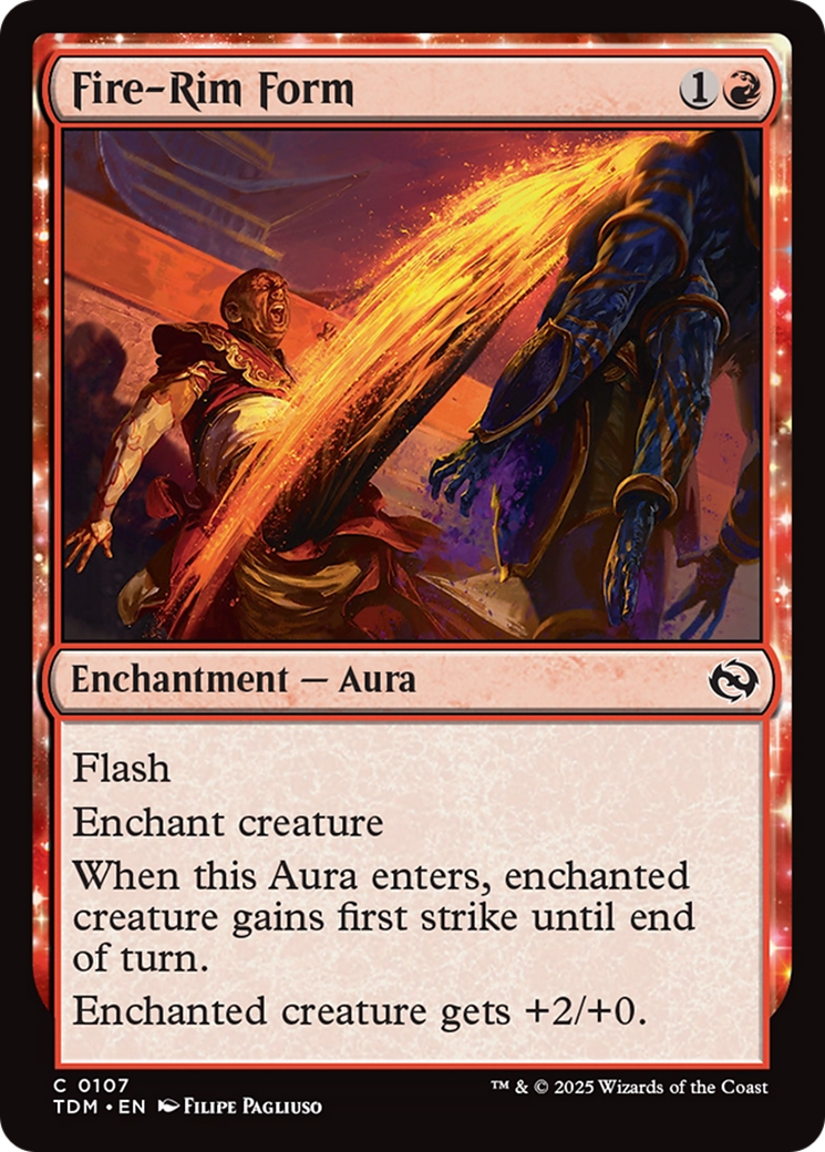 Fire-Rim Form [Tarkir: Dragonstorm] | Exor Games Dartmouth