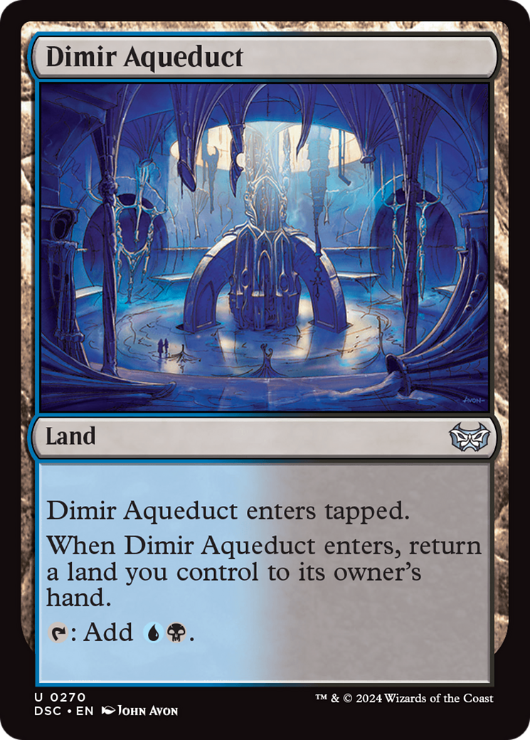 Dimir Aqueduct [Duskmourn: House of Horror Commander] | Exor Games Dartmouth