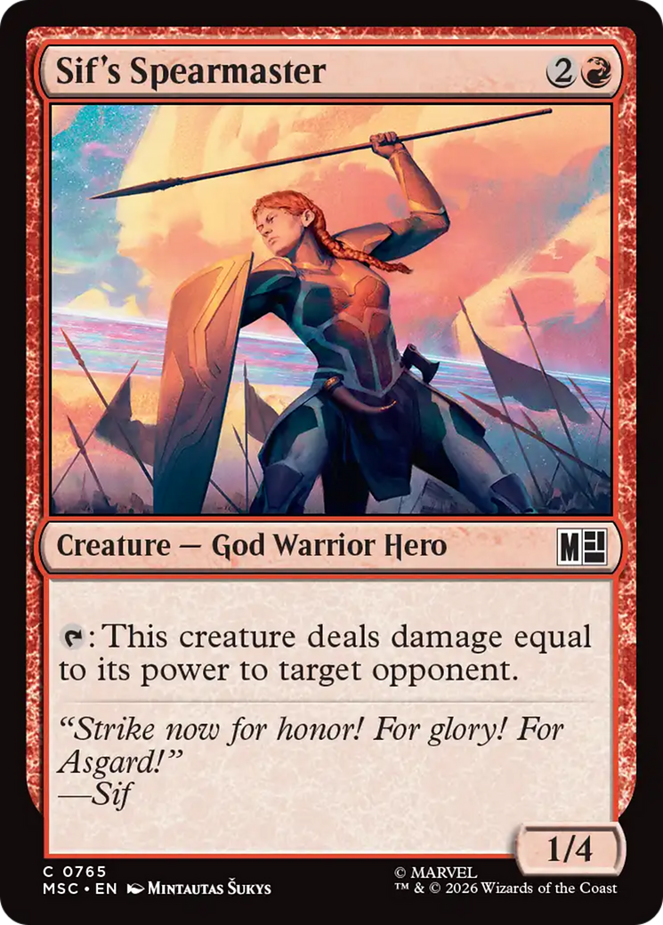 Sif's Spearmaster [Marvel Super Heroes Commander] | Exor Games Dartmouth