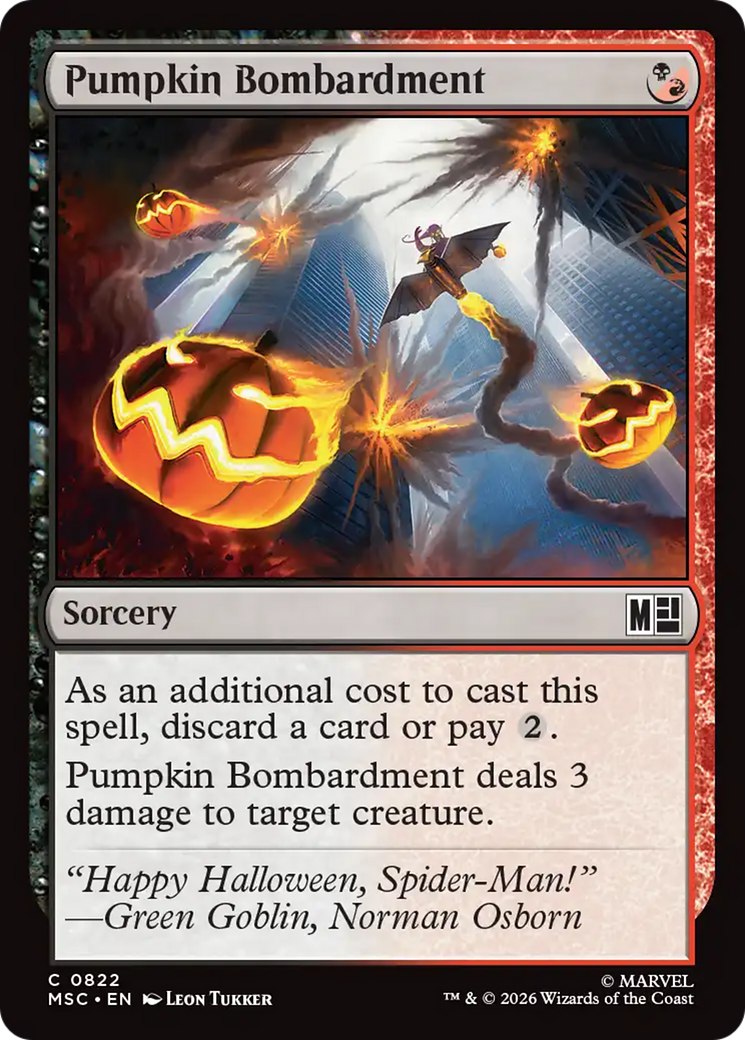 Pumpkin Bombardment [Marvel Super Heroes Commander] | Exor Games Dartmouth
