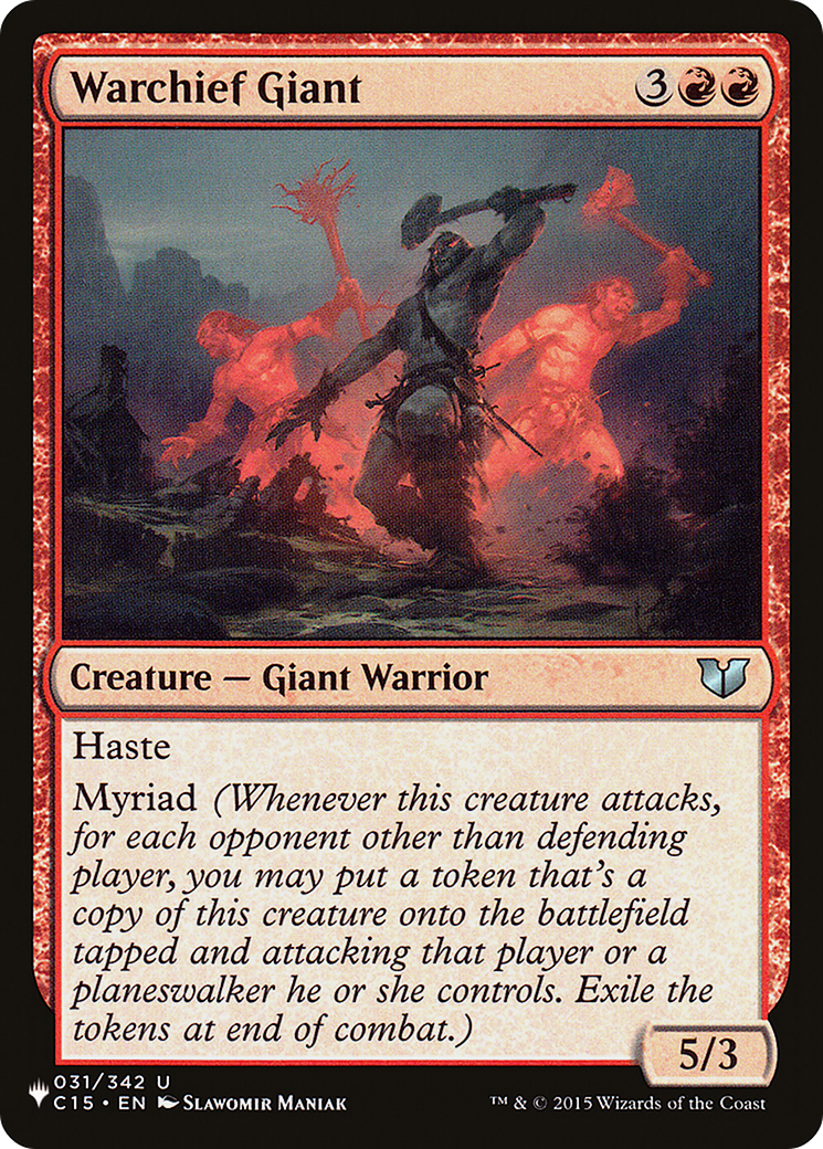 Warchief Giant [The List] | Exor Games Dartmouth
