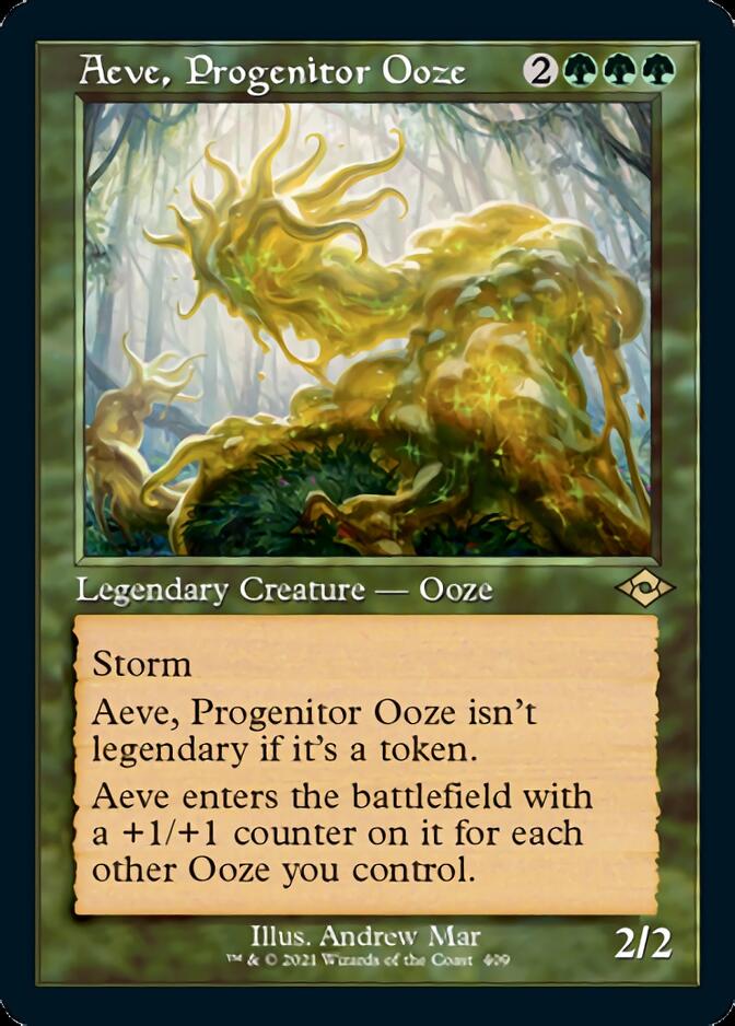 Aeve, Progenitor Ooze (Retro Foil Etched) [Modern Horizons 2] | Exor Games Dartmouth