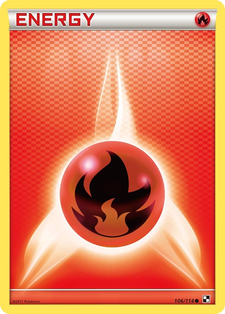 Fire Energy (106/114) [Black & White: Base Set] | Exor Games Dartmouth