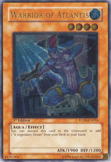 Warrior of Atlantis [FOTB-EN016] Ultimate Rare | Exor Games Dartmouth