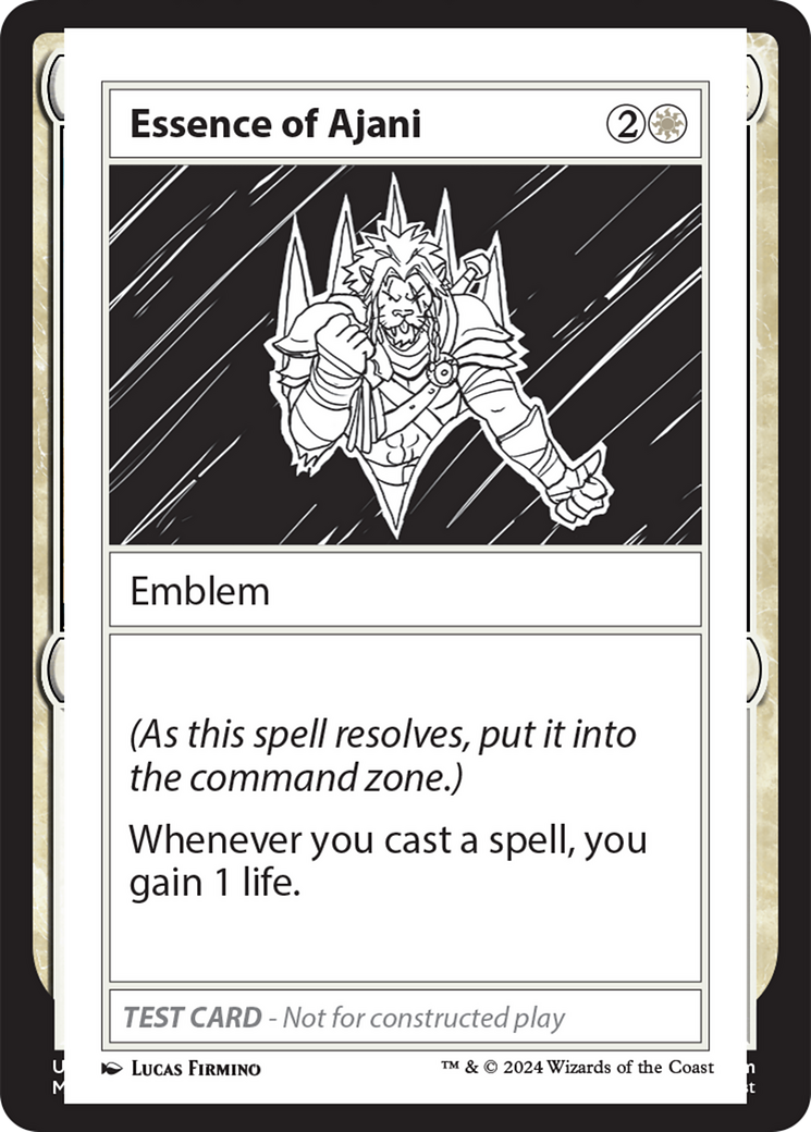 Essence of Ajani [Mystery Booster 2 Playtest Cards] | Exor Games Dartmouth