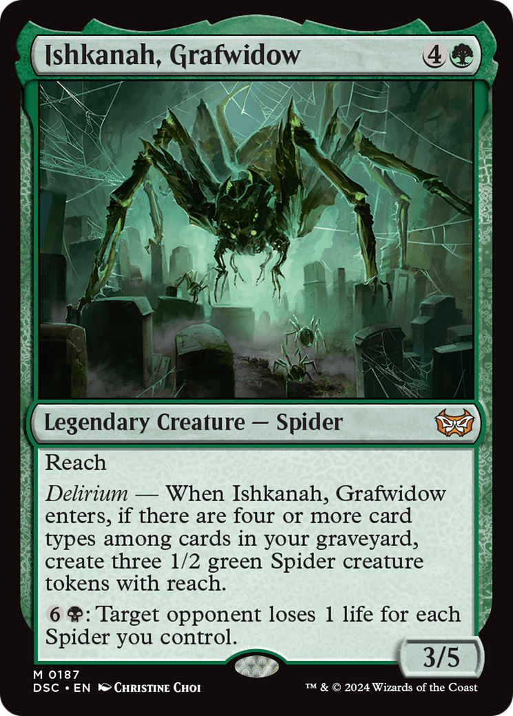 Ishkanah, Grafwidow [Duskmourn: House of Horror Commander] | Exor Games Dartmouth