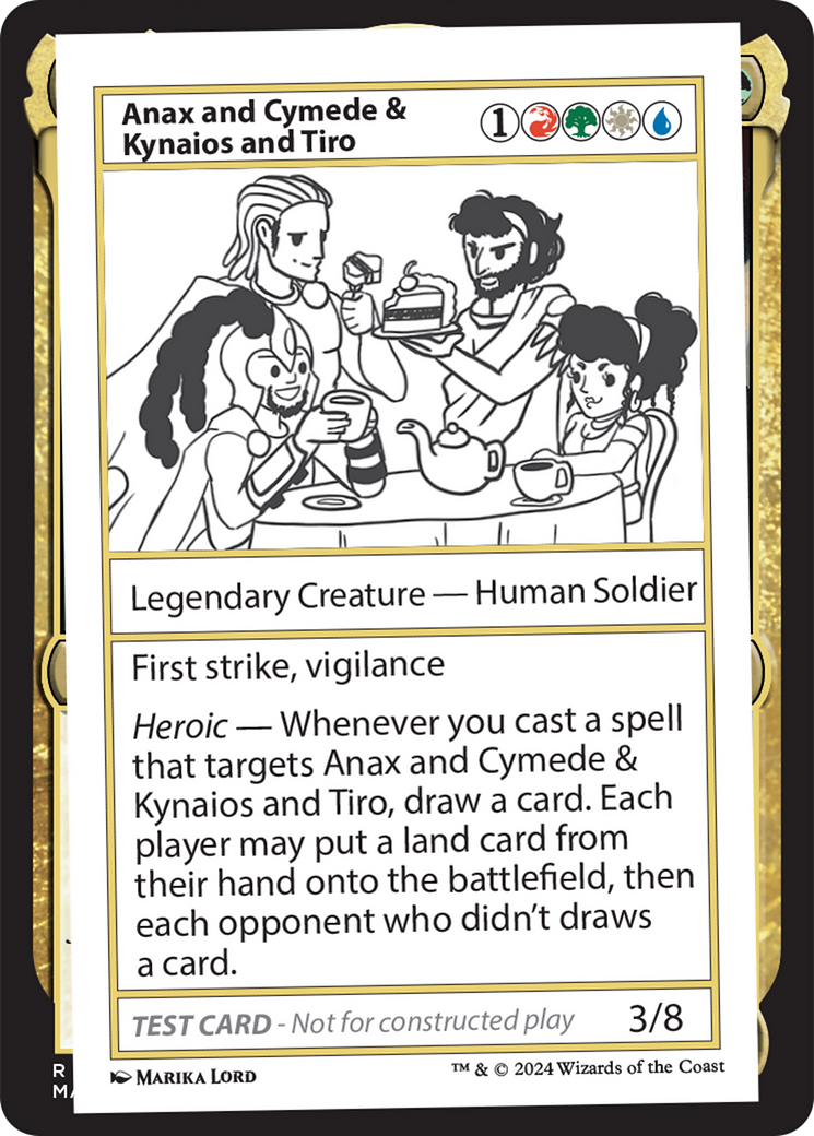 Anax and Cymede & Kynaios and Tiro [Mystery Booster 2 Playtest Cards] | Exor Games Dartmouth