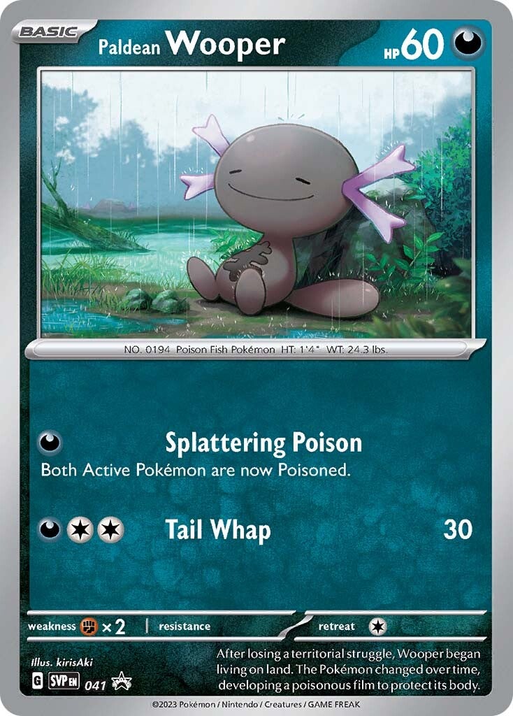 Paldean Wooper (041) [Scarlet & Violet: Black Star Promos] | Exor Games Dartmouth