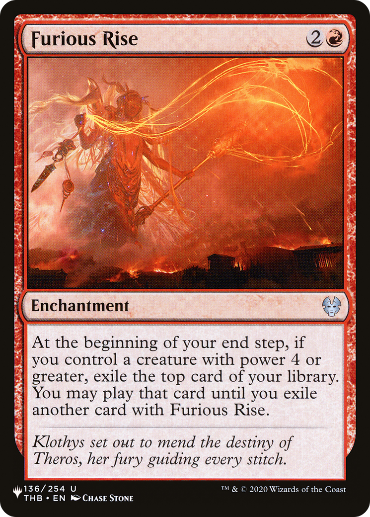 Furious Rise [The List Reprints] | Exor Games Dartmouth