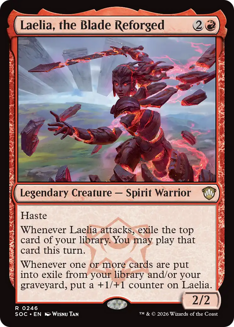 Laelia, the Blade Reforged [Secrets of Strixhaven Commander] | Exor Games Dartmouth