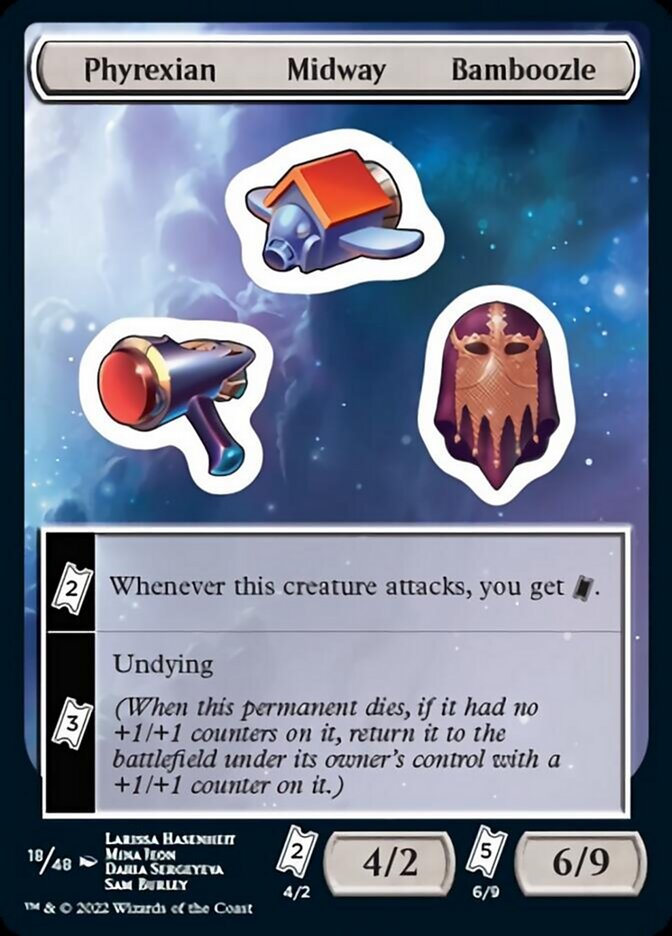Phyrexian Midway Bamboozle [Unfinity Stickers] | Exor Games Dartmouth