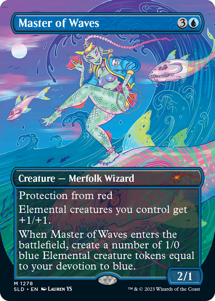 Master of Waves (Borderless) [Secret Lair Drop Series] | Exor Games Dartmouth