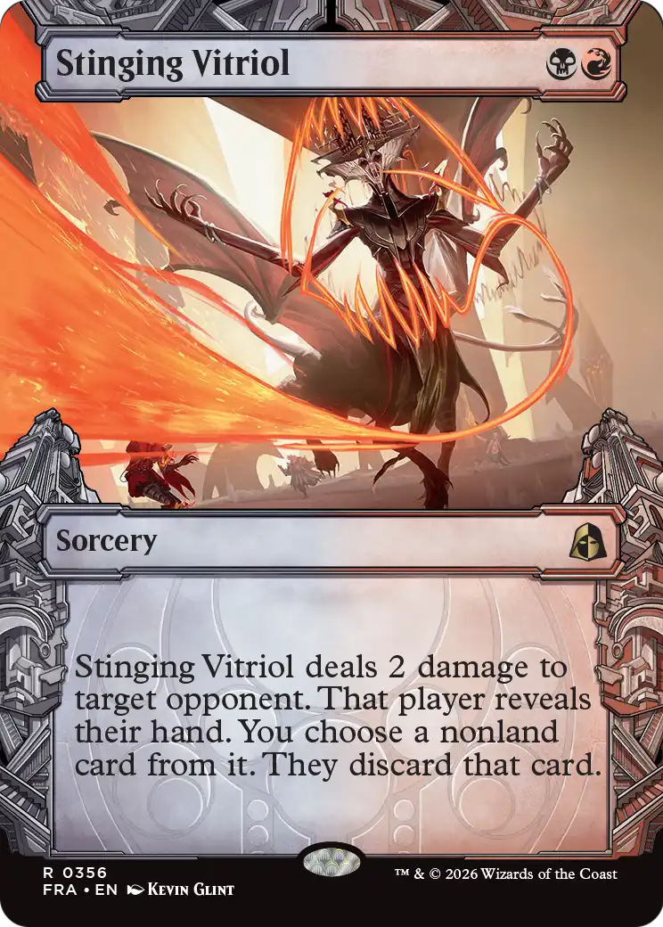 Stinging Vitriol (Showcase) [Reality Fracture] | Exor Games Dartmouth