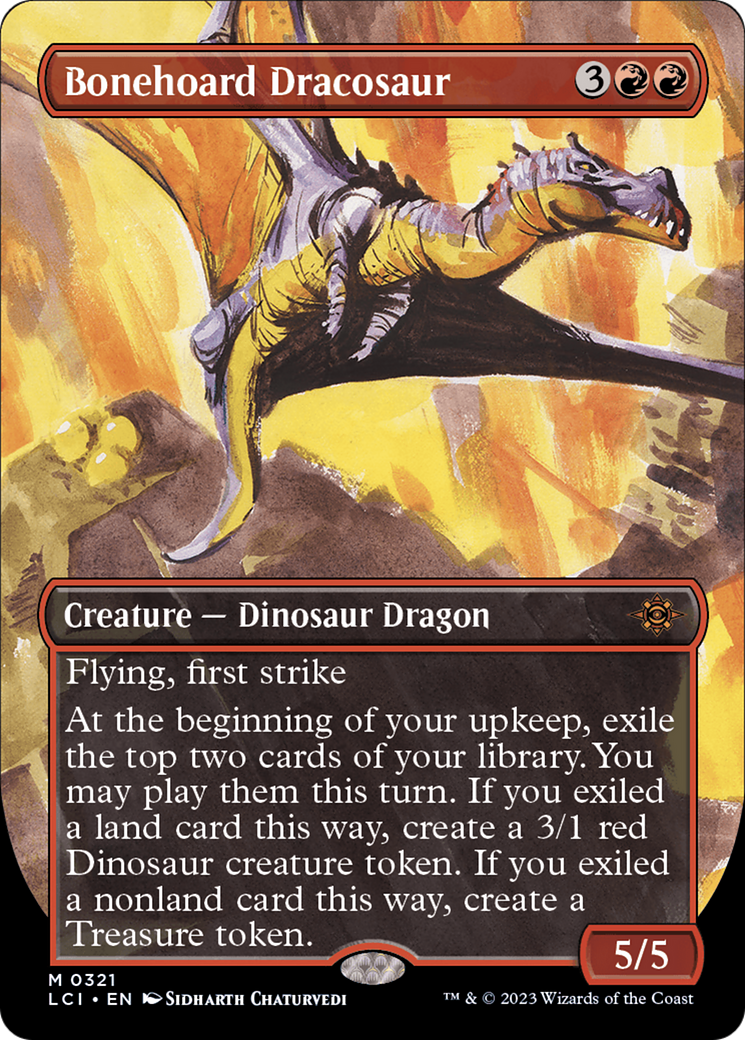 Bonehoard Dracosaur (Borderless) [The Lost Caverns of Ixalan] | Exor Games Dartmouth