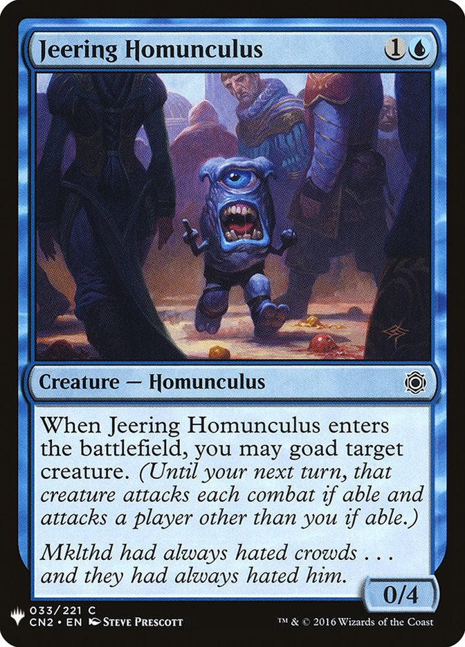 Jeering Homunculus [Mystery Booster] | Exor Games Dartmouth