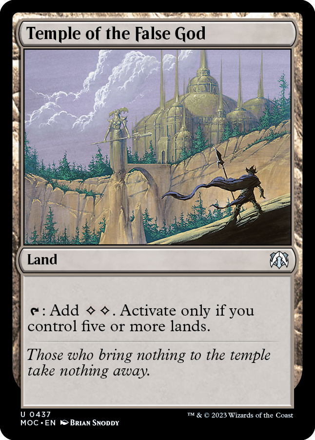Temple of the False God [March of the Machine Commander] | Exor Games Dartmouth