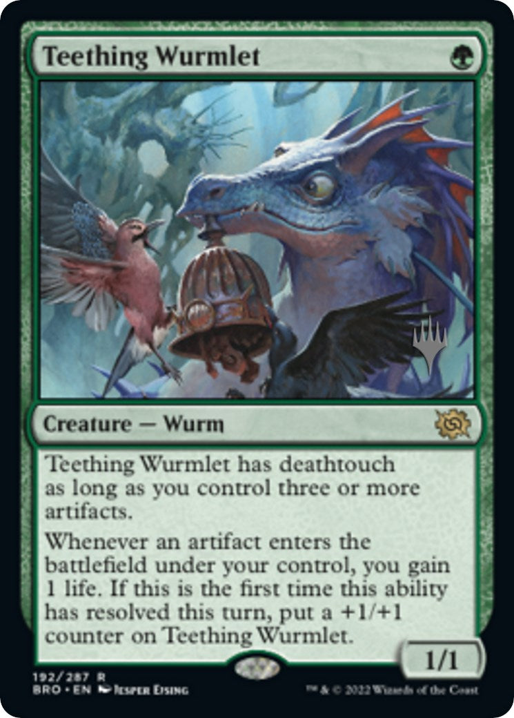 Teething Wurmlet (Promo Pack) [The Brothers' War Promos] | Exor Games Dartmouth