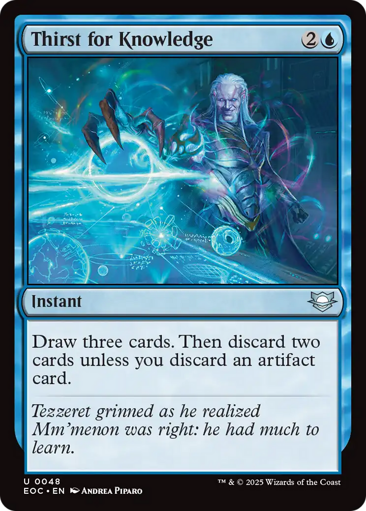 Thirst for Knowledge [Edge of Eternities Commander] | Exor Games Dartmouth