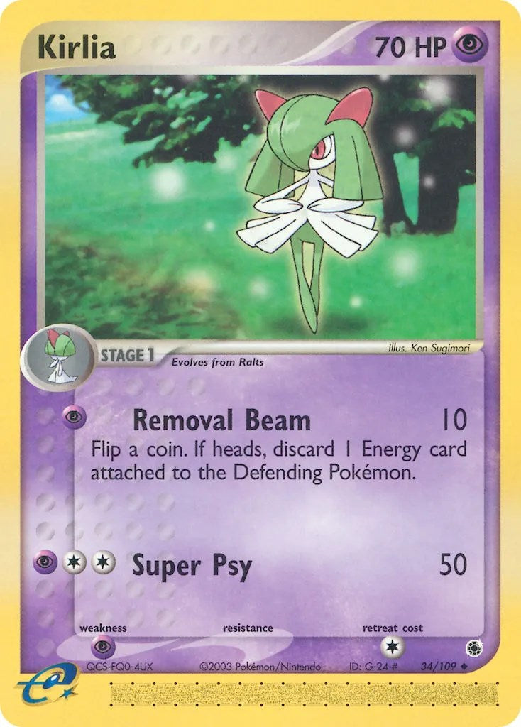 Kirlia (34/109) [EX: Ruby & Sapphire] | Exor Games Dartmouth
