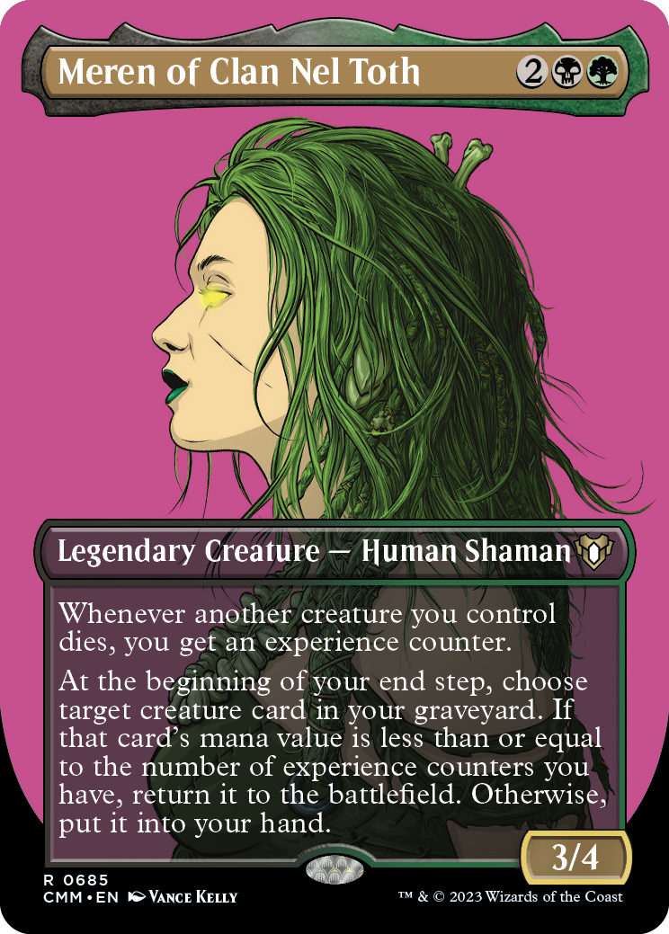 Meren of Clan Nel Toth (Borderless Profile) [Commander Masters] | Exor Games Dartmouth