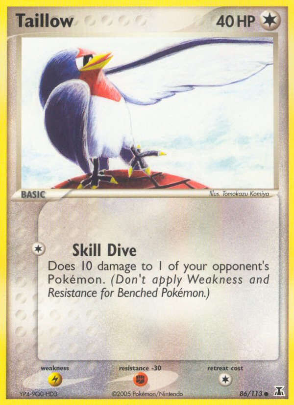 Taillow (86/113) [EX: Delta Species] | Exor Games Dartmouth