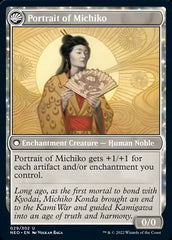Michiko's Reign of Truth // Portrait of Michiko [Kamigawa: Neon Dynasty] | Exor Games Dartmouth