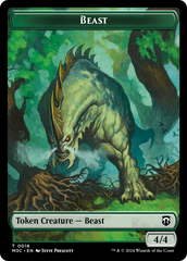 Elephant // Beast (0016) Double-Sided Token [Modern Horizons 3 Commander Tokens] | Exor Games Dartmouth