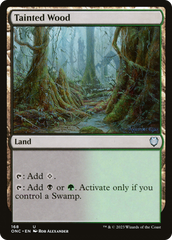 Tainted Wood [Phyrexia: All Will Be One Commander] | Exor Games Dartmouth