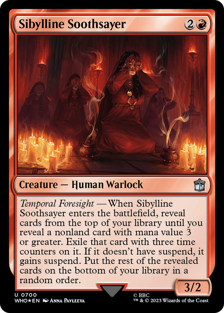 Sibylline Soothsayer (Surge Foil) [Doctor Who] | Exor Games Dartmouth