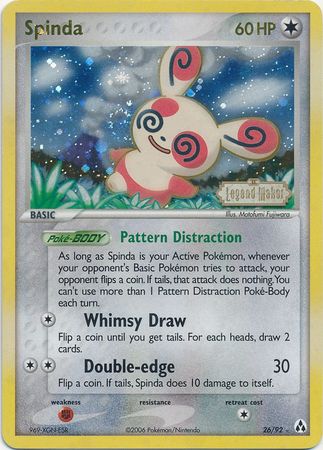 Spinda (26/92) (Stamped) [EX: Legend Maker] | Exor Games Dartmouth