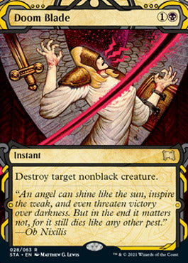 Doom Blade (Foil Etched) [Strixhaven: Mystical Archive] | Exor Games Dartmouth