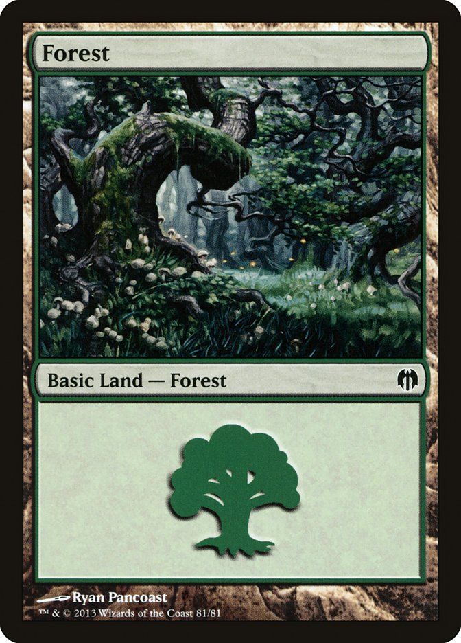 Forest (81) [Duel Decks: Heroes vs. Monsters] | Exor Games Dartmouth