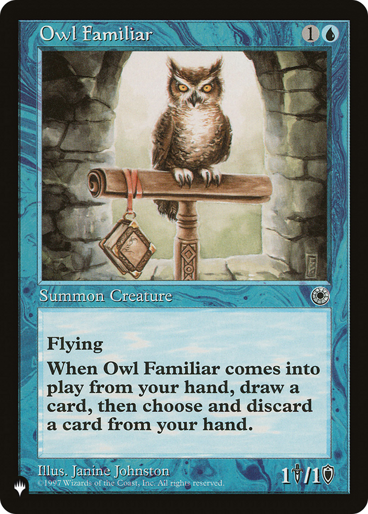 Owl Familiar [The List Reprints] | Exor Games Dartmouth