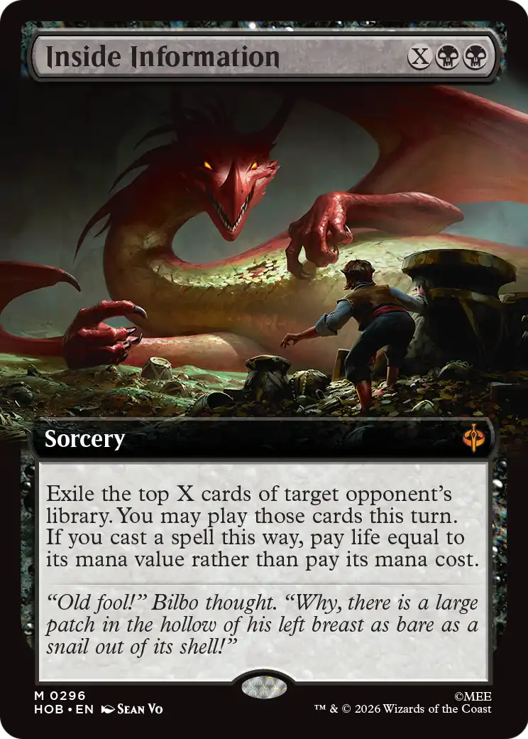 Inside Information (Extended Art) [The Hobbit] | Exor Games Dartmouth