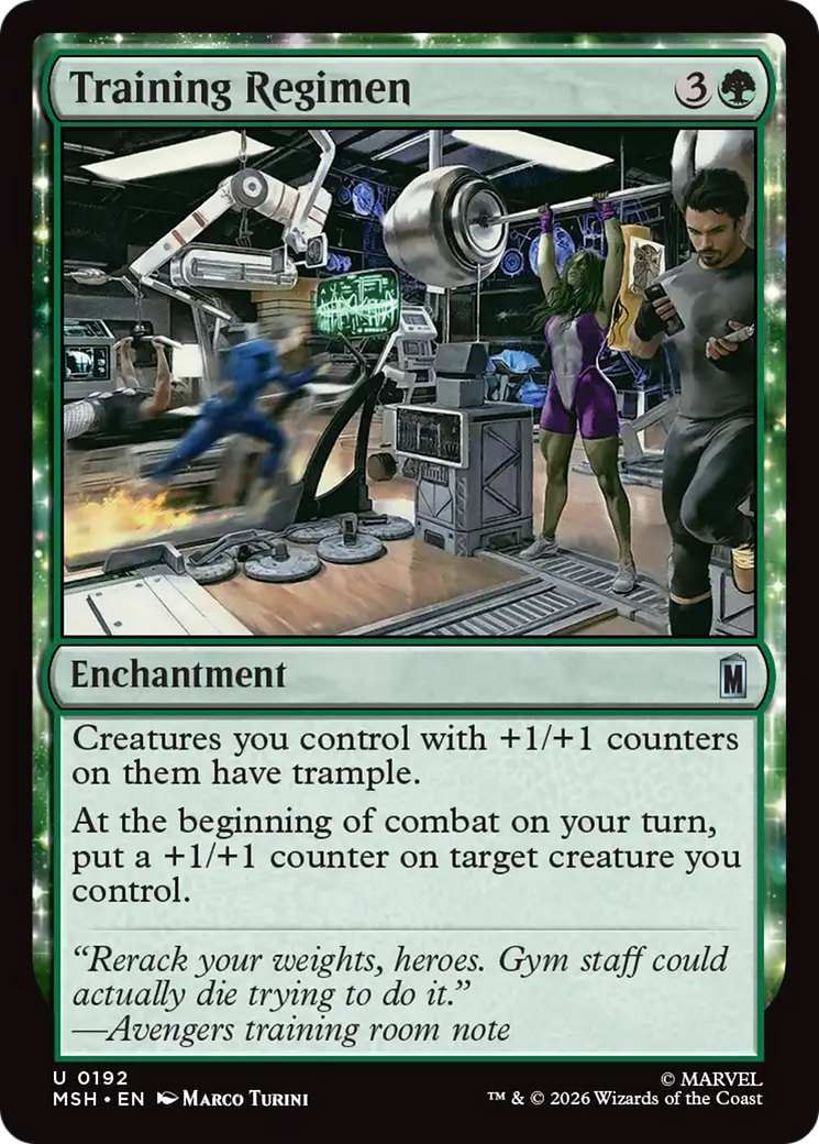 Training Regimen [Marvel Super Heroes] | Exor Games Dartmouth