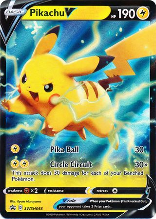 Pikachu V (SWSH063) [Sword & Shield: Black Star Promos] | Exor Games Dartmouth