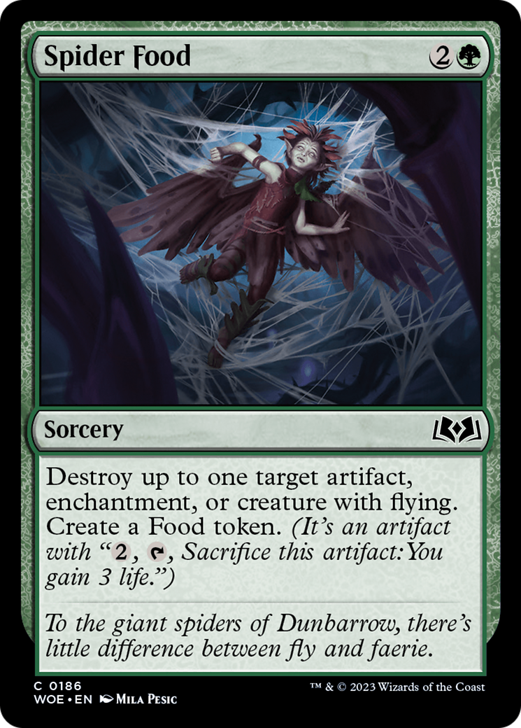 Spider Food [Wilds of Eldraine] | Exor Games Dartmouth