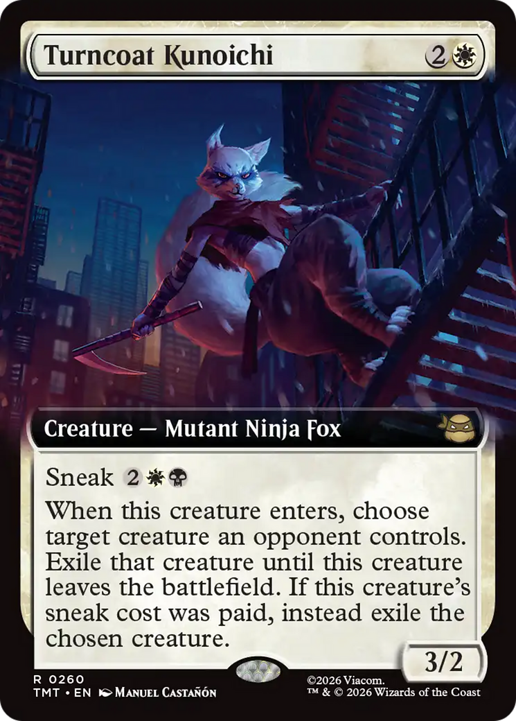 Turncoat Kunoichi (Extended Art) [Teenage Mutant Ninja Turtles] | Exor Games Dartmouth