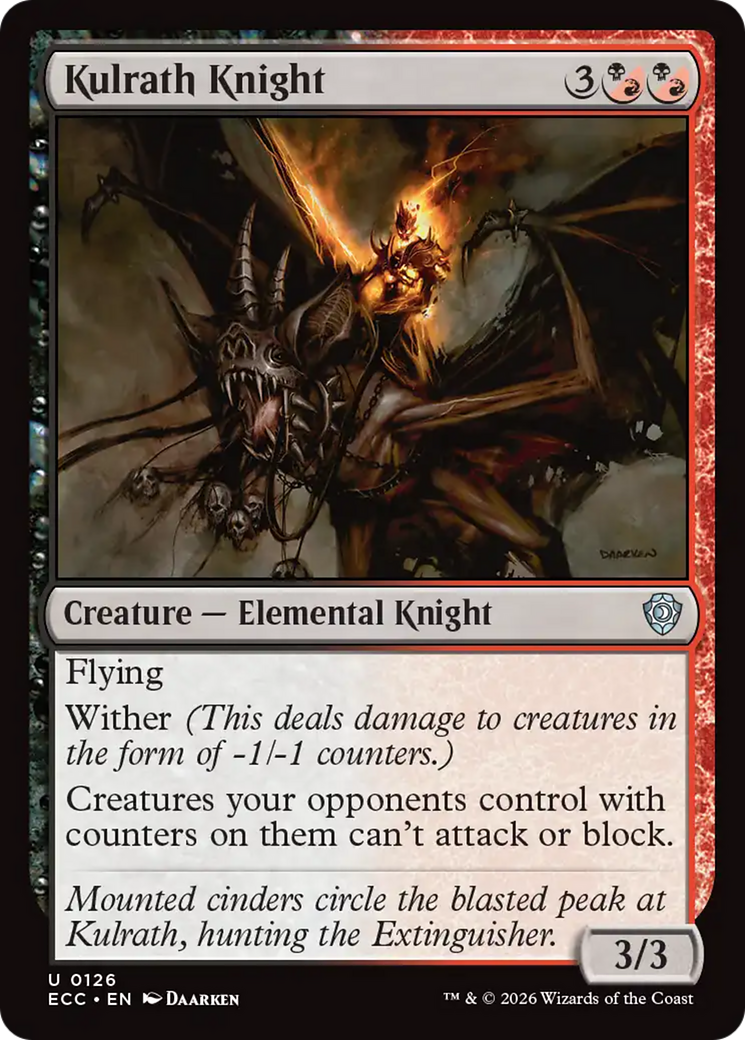 Kulrath Knight [Lorwyn Eclipsed Commander] | Exor Games Dartmouth
